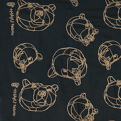 Hayu Embroidery Bear - Double Gauze
